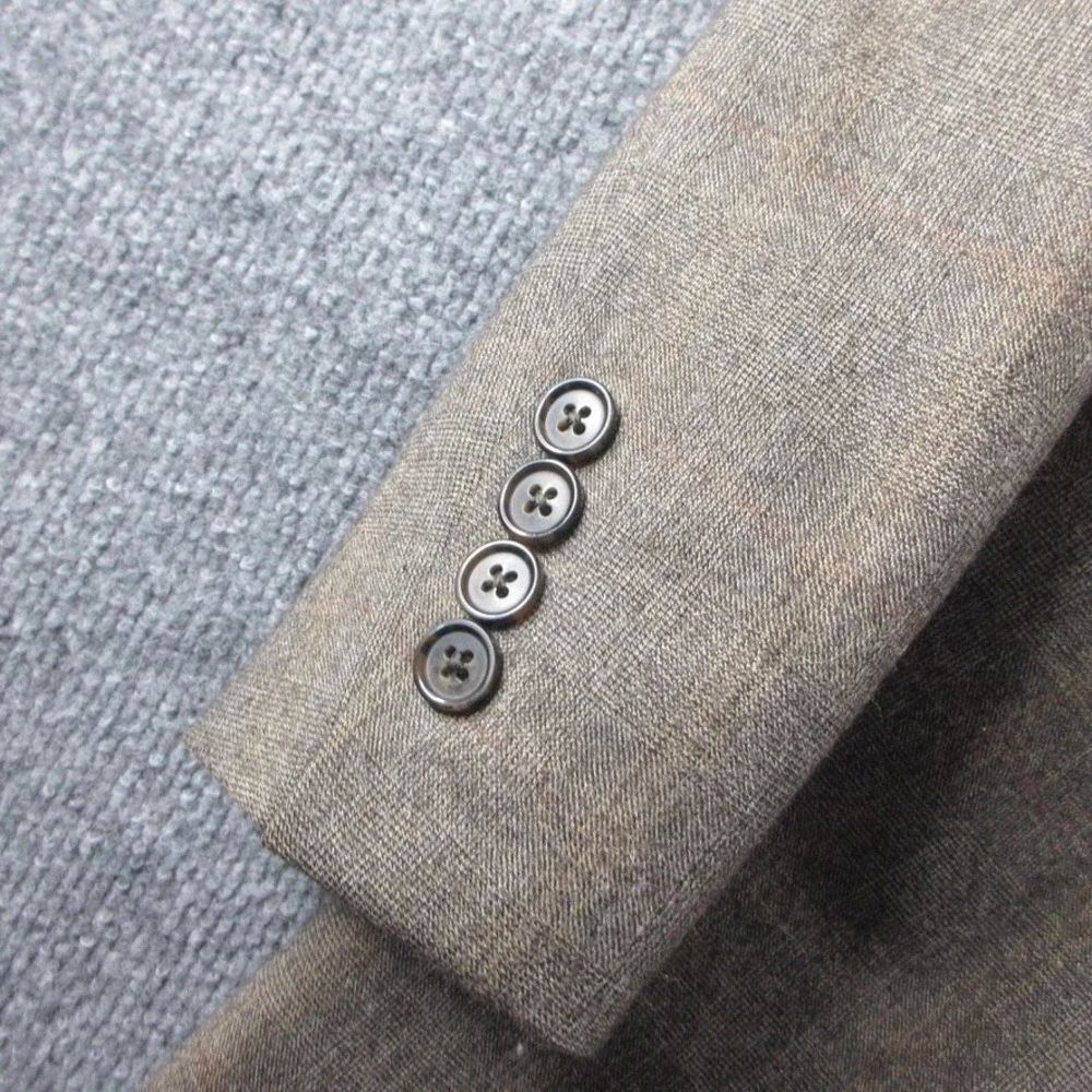 Brooks Brothers Blazer Men 52 Brown Madison Ermenegildo Zegna Wool Sport Coat